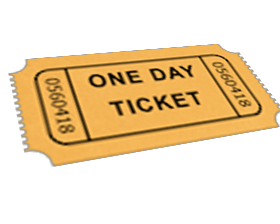 Image saying One Day Ticket